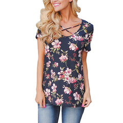 Casual Fashion Boho Floral Chiffon 2019 Summer Shirts Womens Tops And Blouses Female Tunic For Femme Plus Size 5XL Big Size 4XL