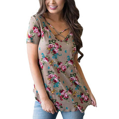 Casual Fashion Boho Floral Chiffon 2019 Summer Shirts Womens Tops And Blouses Female Tunic For Femme Plus Size 5XL Big Size 4XL