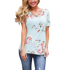 Casual Fashion Boho Floral Chiffon 2019 Summer Shirts Womens Tops And Blouses Female Tunic For Femme Plus Size 5XL Big Size 4XL